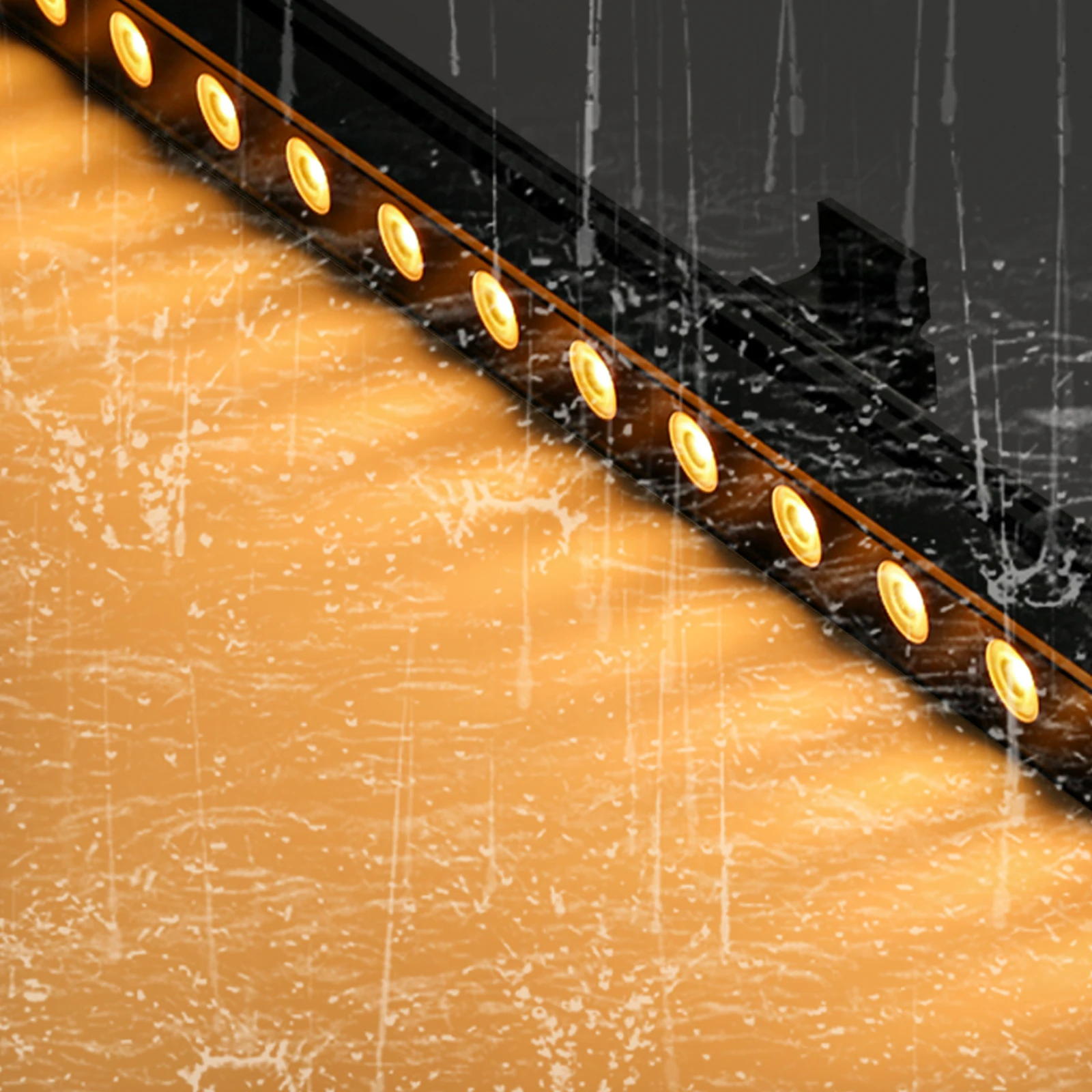 Witop Newest Modern waterproof outdoor long strip led wall lamp IP66 Wall washers Light