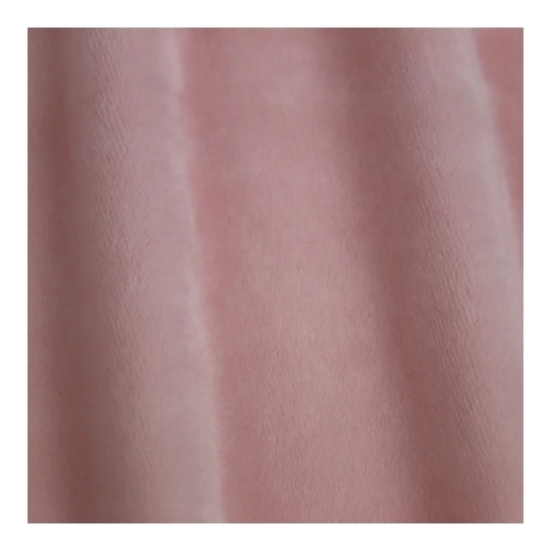 
100% polyester crystal super soft plush warp knit fabric for making fluffy toys velet fabric 