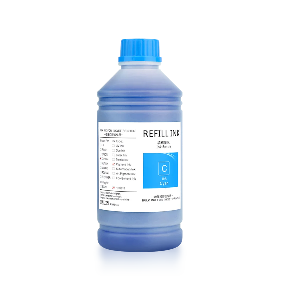 Ocbestjet For Canon PFI 1700 1000ML Mid-range Economical Pigment Ink For Canon Pro 2100 6100 1000 4000 6000 Printer