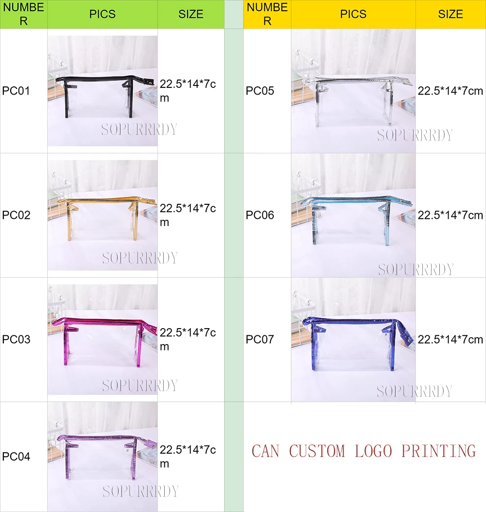 Custom Logo Waterproof Toiletry Bags Make Up Bag Transparent Clear Pvc Cosmetic Makeup Pouch Bag With Zipper - Buy Pvc Cosmetic