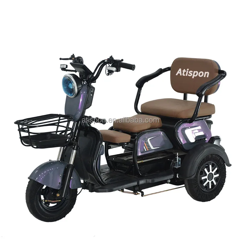 Hot Sale 3 wheel Bike  Bajaj Qute Electric Golf Scooter Electric Tricycle For Passenger