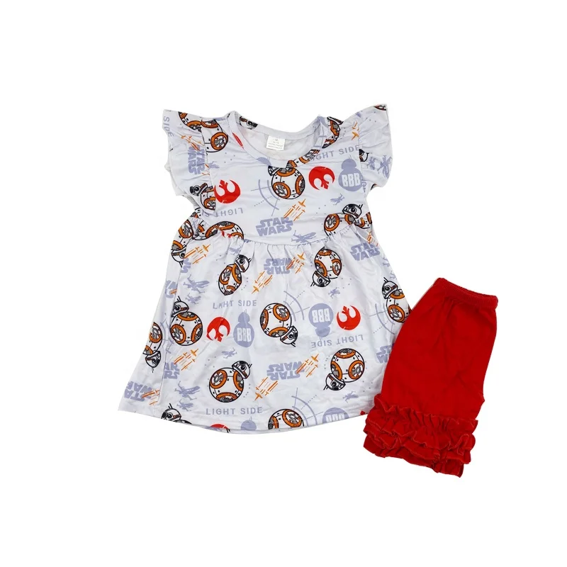 Hot selling children clothing set 100% cotton mommy and me matching outfits