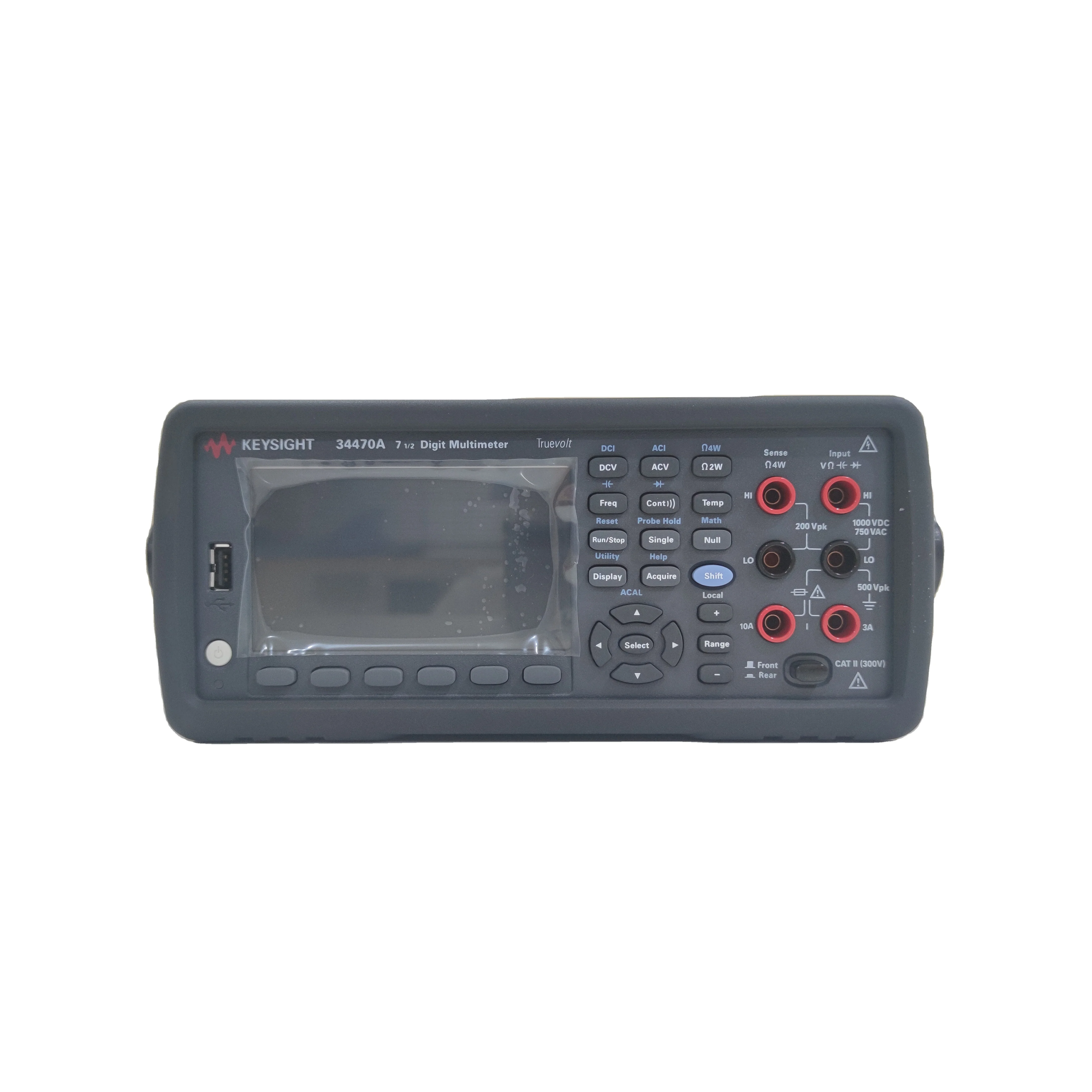 Keysight uses a 34470A digital multimeter with 7 1/2 bit Truevolt DMM (Agilent)