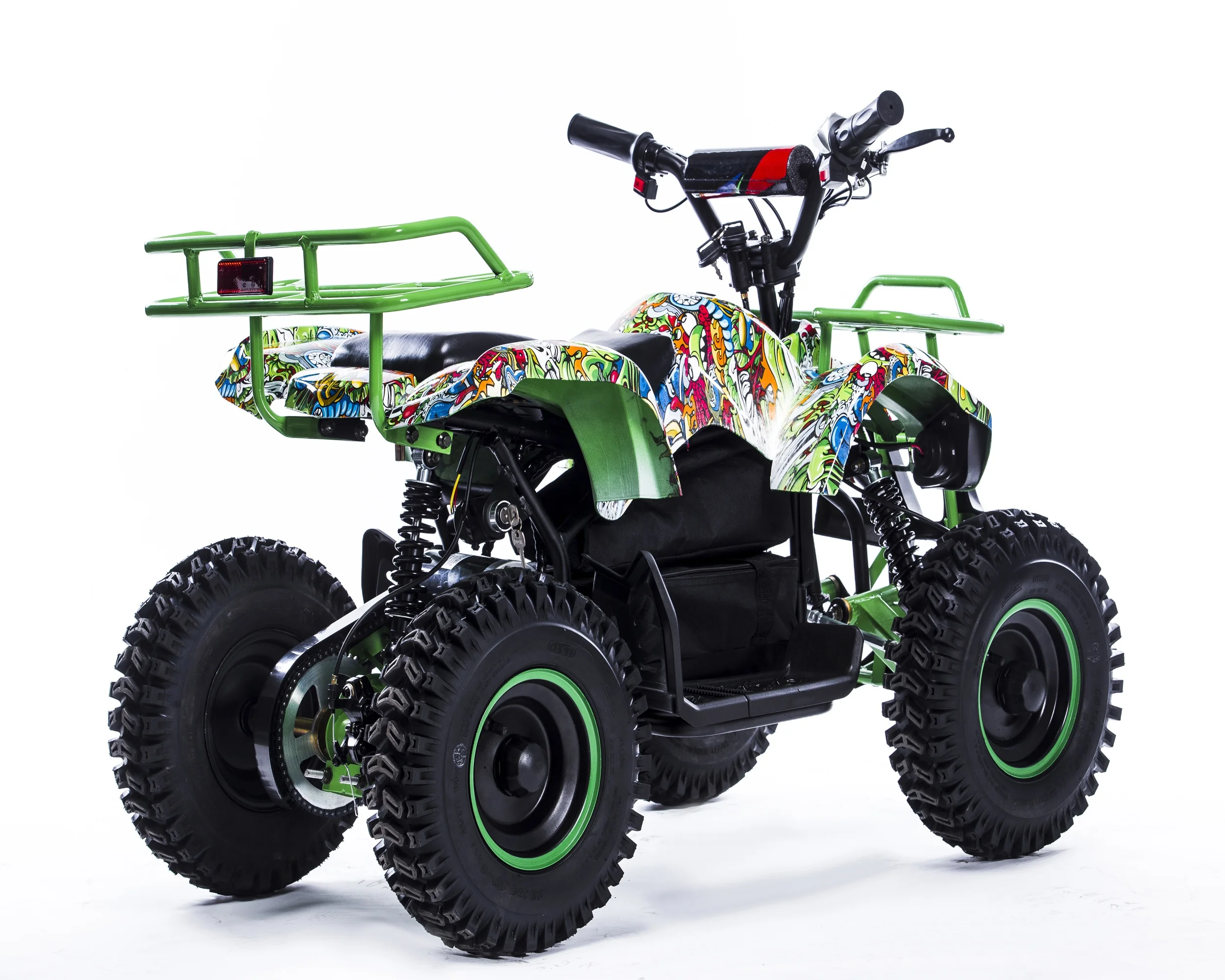 side by side ATV Mini Four wheels ATV 500W Electric Powered Kids Quad bike for kids
