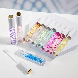 Милый Роскошный блеск для губ на заказ для веганов, ароматизатор, розовый, прозрачный, блестящий блеск для губ, наборы принадлежностей