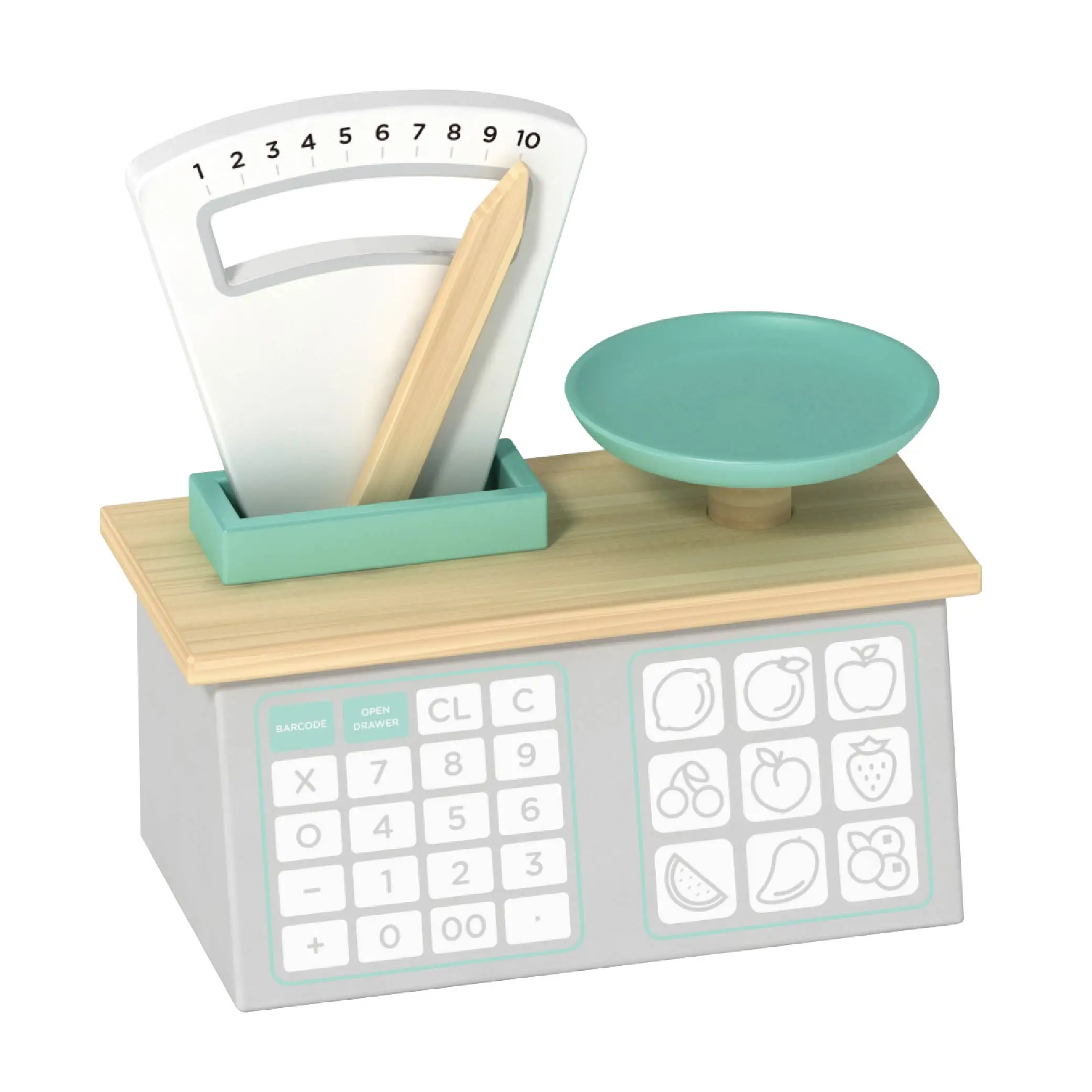 Simulation kid learning games wooden top fashion wooden balance toys