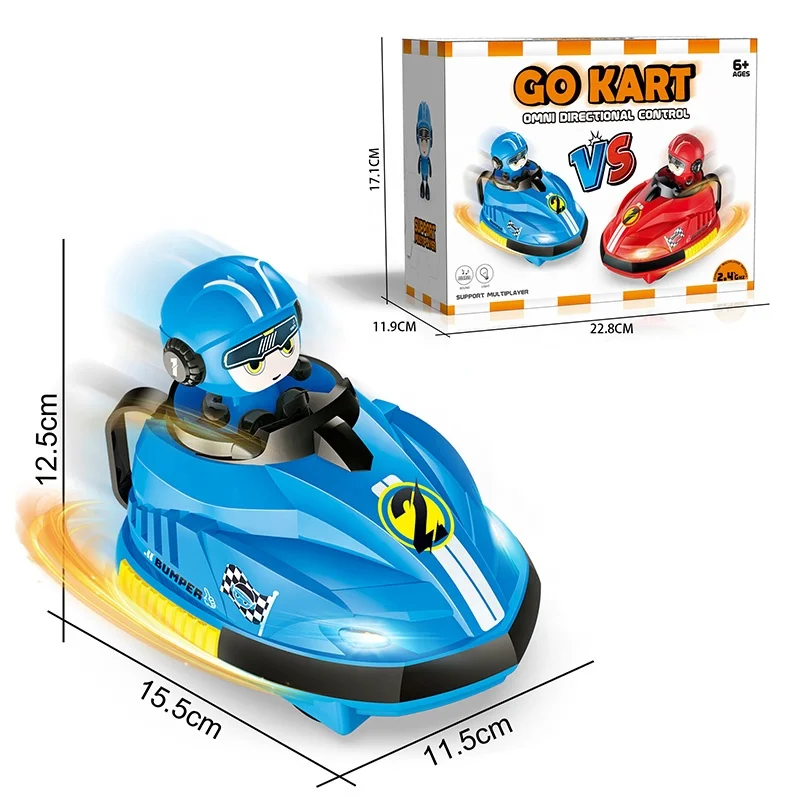 Популярная Поддержка нескольких игроков боевые игры RC Go Kart бампер для детей