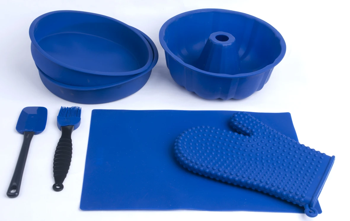 Горячая Распродажа ST1801 антипригарная форма для выпечки силиконовая форма для торта лоток серия лоток