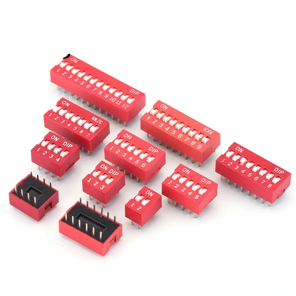 DSe 58 Pin SPST push pull переключатель электронный красный