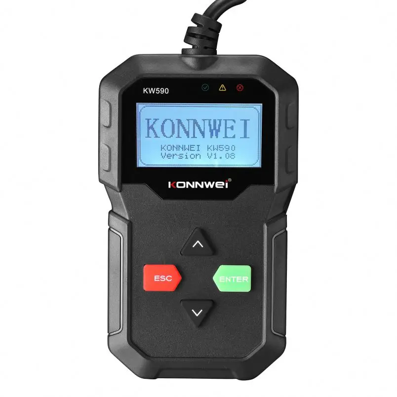 KONNWEI Free Update Print Report 2.0 Inch Auto Car Diagnostic Tool Vehicle Diagnostic Machine for All Cars with OBD2 Protocol