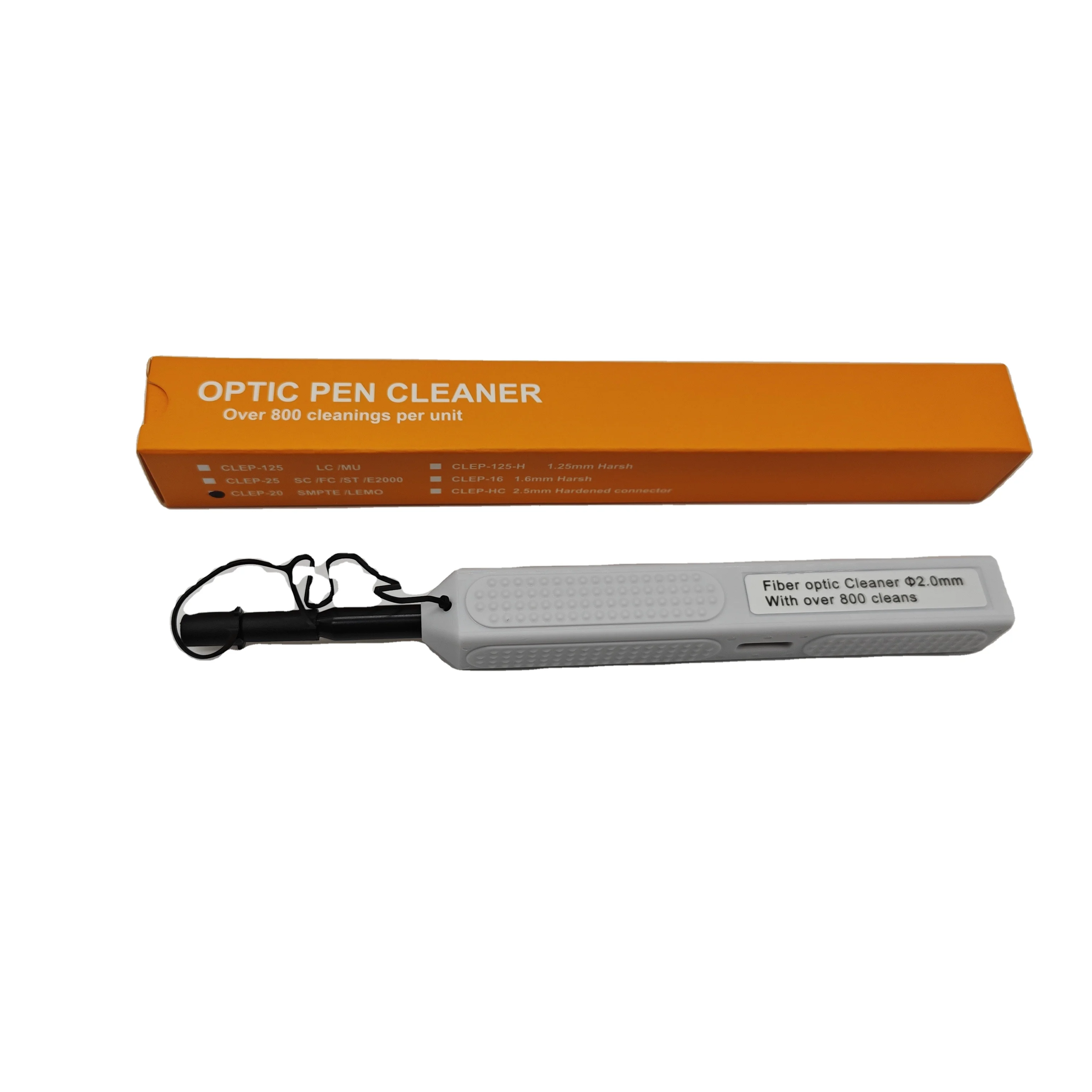 Fiber optic cleaning pen for fiber optic connector  One click 2.0 mm pen cleaner cleaning SMPTE 304M connector
