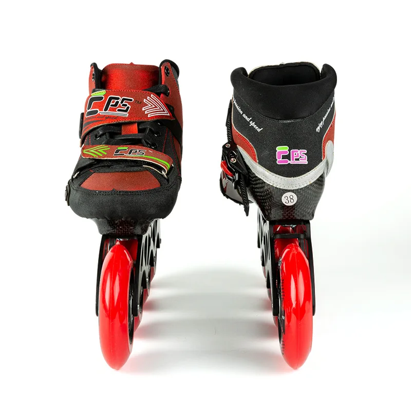 Оптовая продажа мужские и женские популярные большие колеса прочные гоночные ролики из углеродного волокна для скоростного катания по льду взрослых