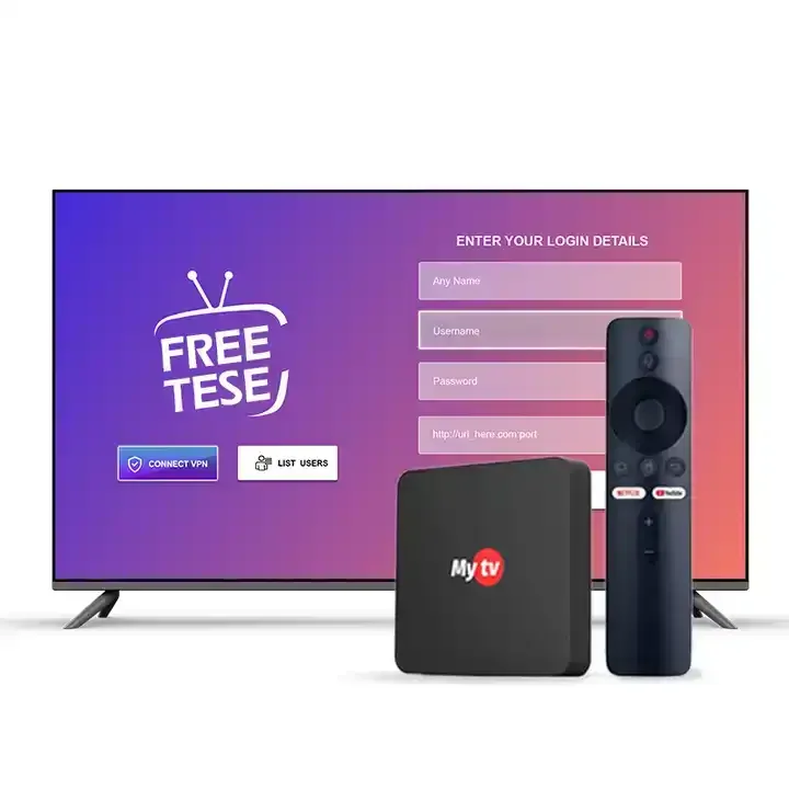 Best 4K TV Box Support Free Test M3U Smarters IPTV Subscript 12 month code ip tv Resale Panel Set Top Box Albania Balkan Canada