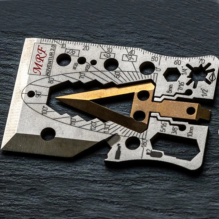 unique design mini pocket ax card tool with 50+functions