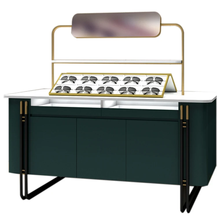 Витрина для ювелирных украшений, настенный оптический шкаф для очков, деревянная мебель