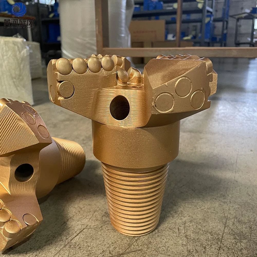 165mm HHWW PDC Concave 4 Wings Drill Bit PDC Gauge Protection Drilling Tools Hard Rock Water Well Drilling