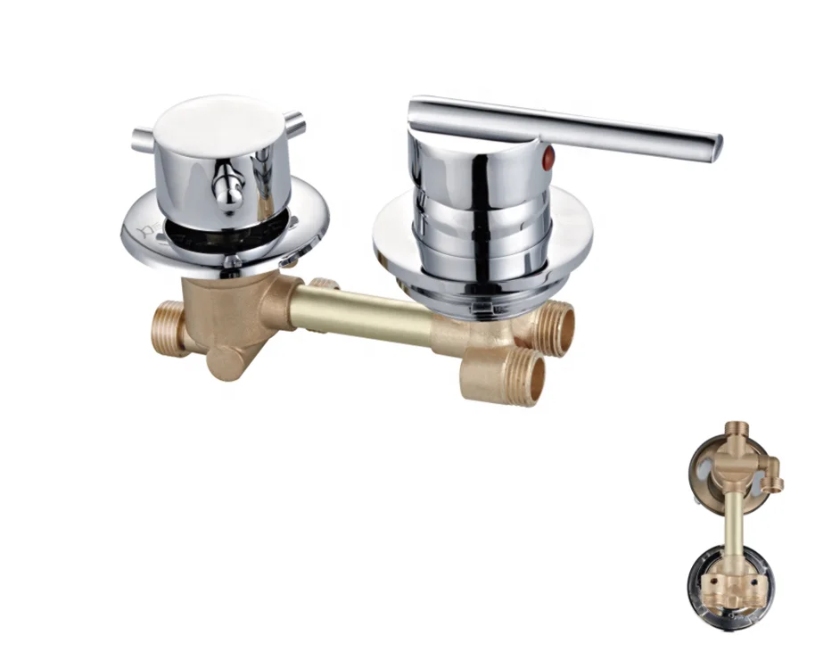 Latest designed  Shower cabin  faucets 2 Ways brass shower faucet valve