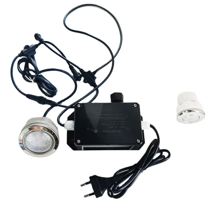 Proway Acrylic Chromatherapy Bathtub Pool Led Underwater Lights System Hot Tub Spa Led Light