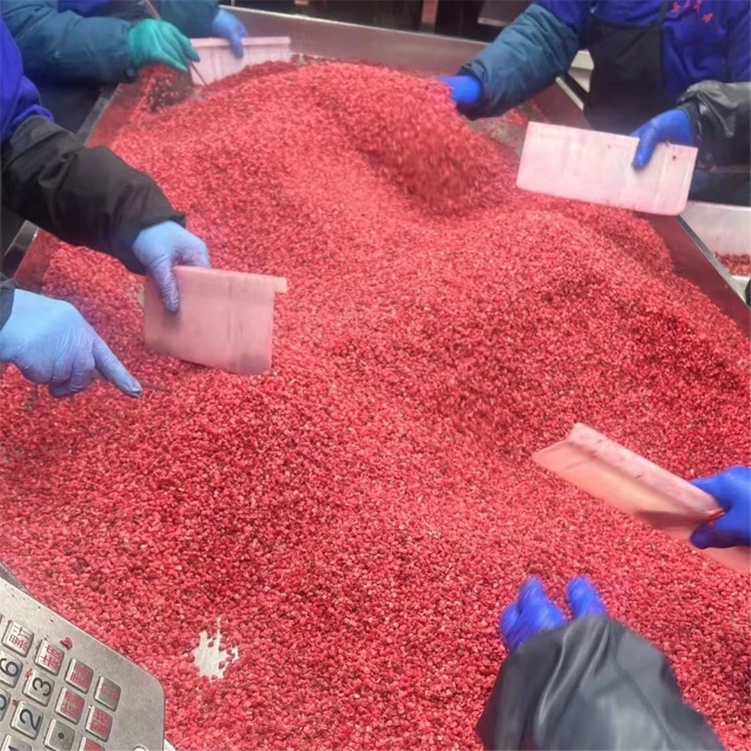 Natural Clean Healthy Bulk Retail Packing Delicious 10kg Frozen raspberry crumbles