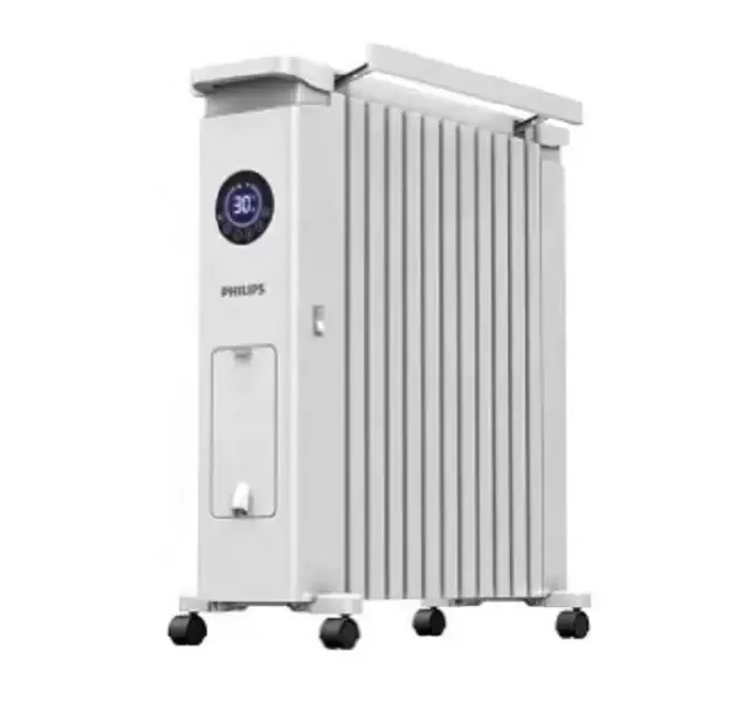 Oil Filled Radiator Heater 1500W - Portable Electric Oil Space Heater for Indoor Use - Super Quiet Remote Control 12H Timer