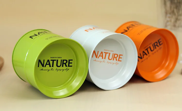 Wholesale Universal Candle Food Grade Salt Candy Nut Tea Coffee Bean Round Tin Box Jar Tin Can for Candle Packaging Empty Metal