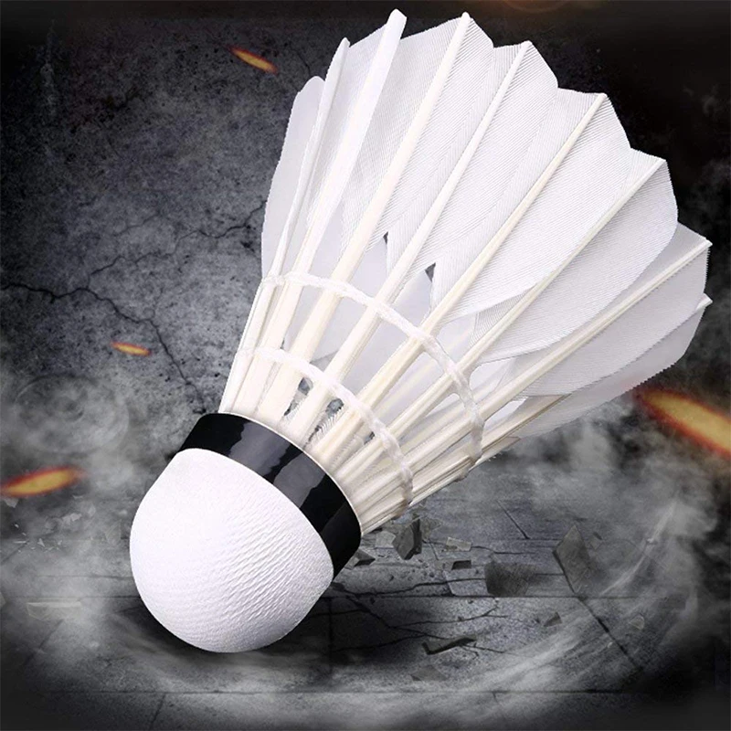 Great durability high quality stable fly cheap goose badminton shuttlecock malaysia