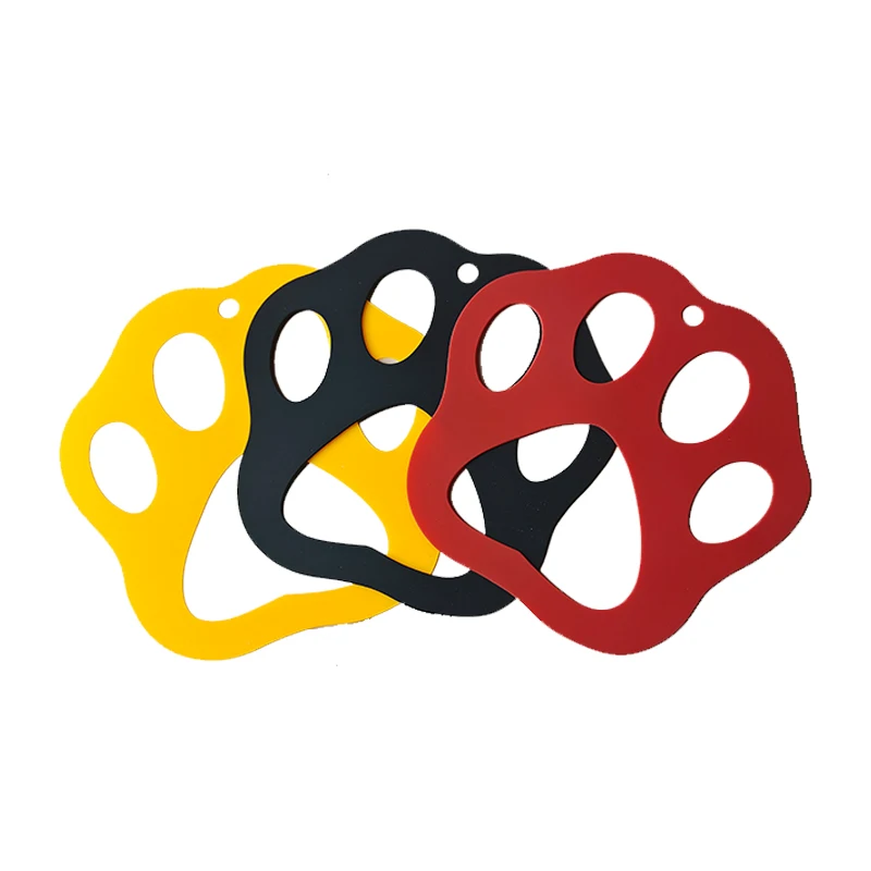 Bear paw-shaped silicone insulation mat, high temperature resistant placemat and coaster, customizable silicone mat