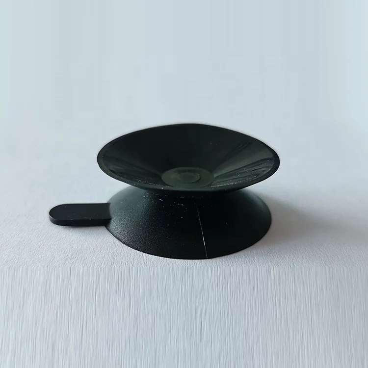 Черная двухсторонняя присоска диаметром 40 мм