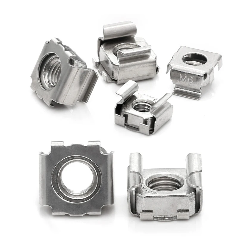 Factory Customized Cage Nuts M3 Cage Nut M4 Zinc Plated Square Weld Cage Nut DIN Tengdafei CN;GUA Metric,imperial (inch)
