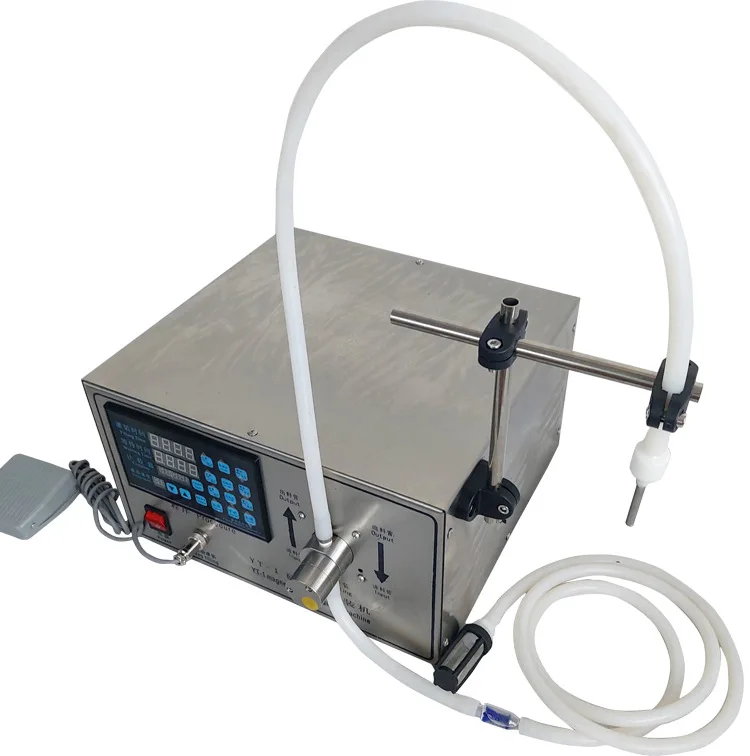 1/2/4/6 Heads alkali Acid corrosion Resistance Hot Semi Automatic Juice Water Bottling Liquid Filler Filling Machine