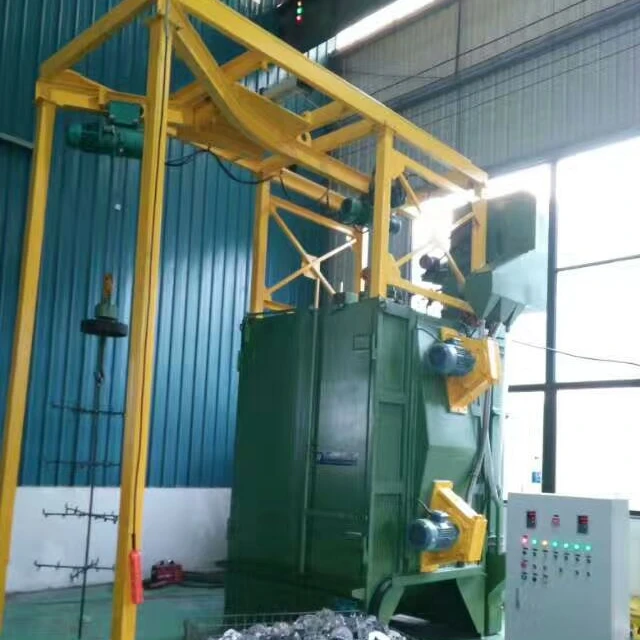 Industrial used machine Hook Type Shot Blasting Machine, Cleaning Sandblaster Abrator Abrator