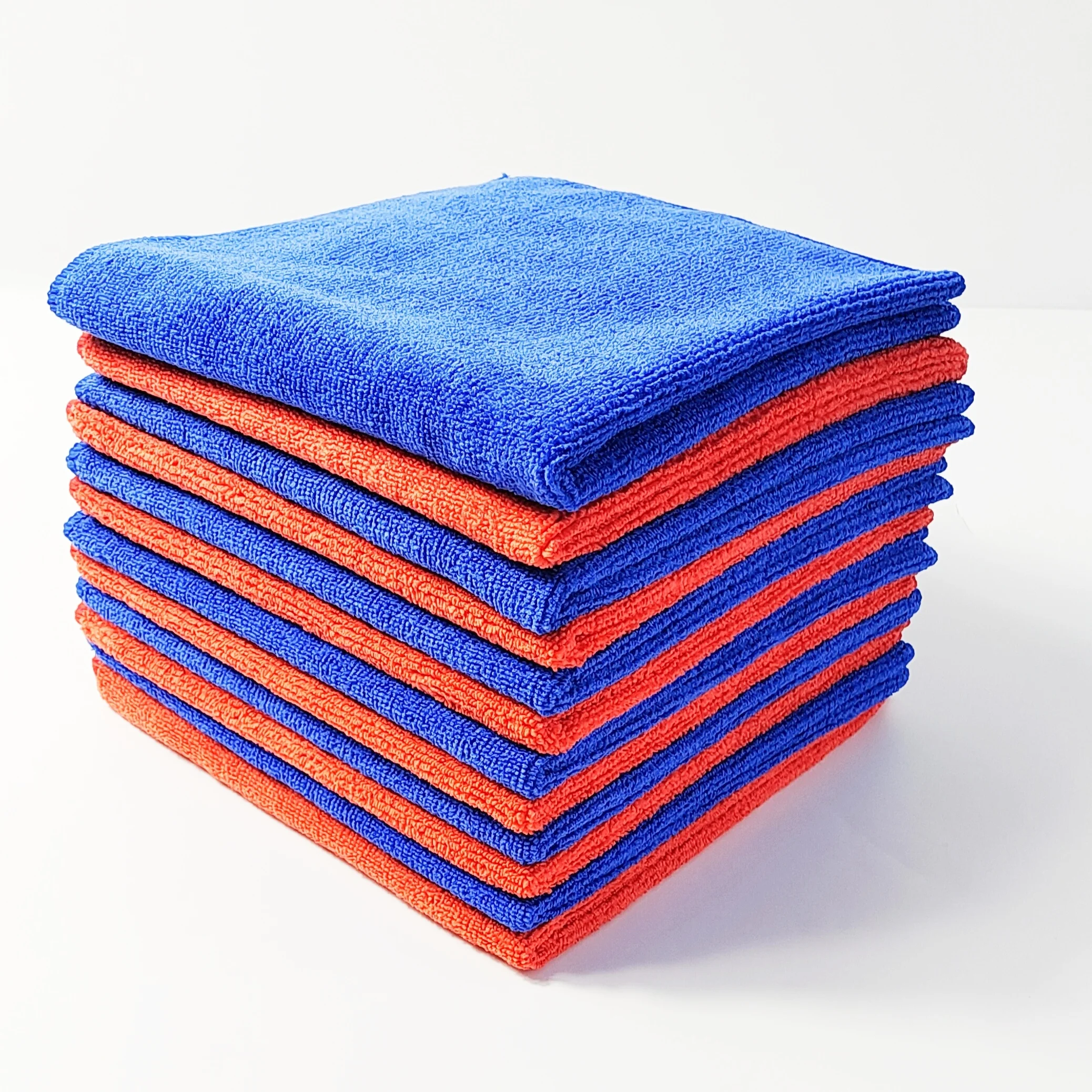 customized 250gsm 300gsm 400gsm microfiber  cleaning cloth rags for car