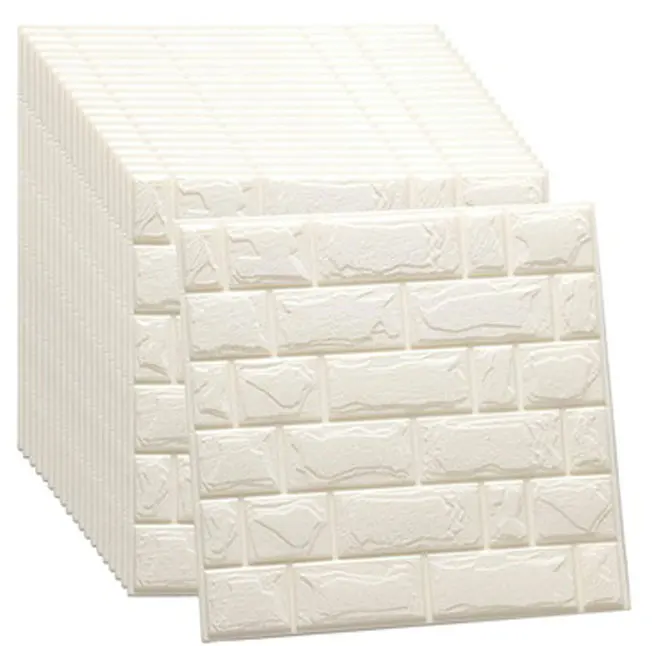 Waterproof Modern 3d Wall Panels Removable Wall Sticker XPe Self-adhesive Wallpaper