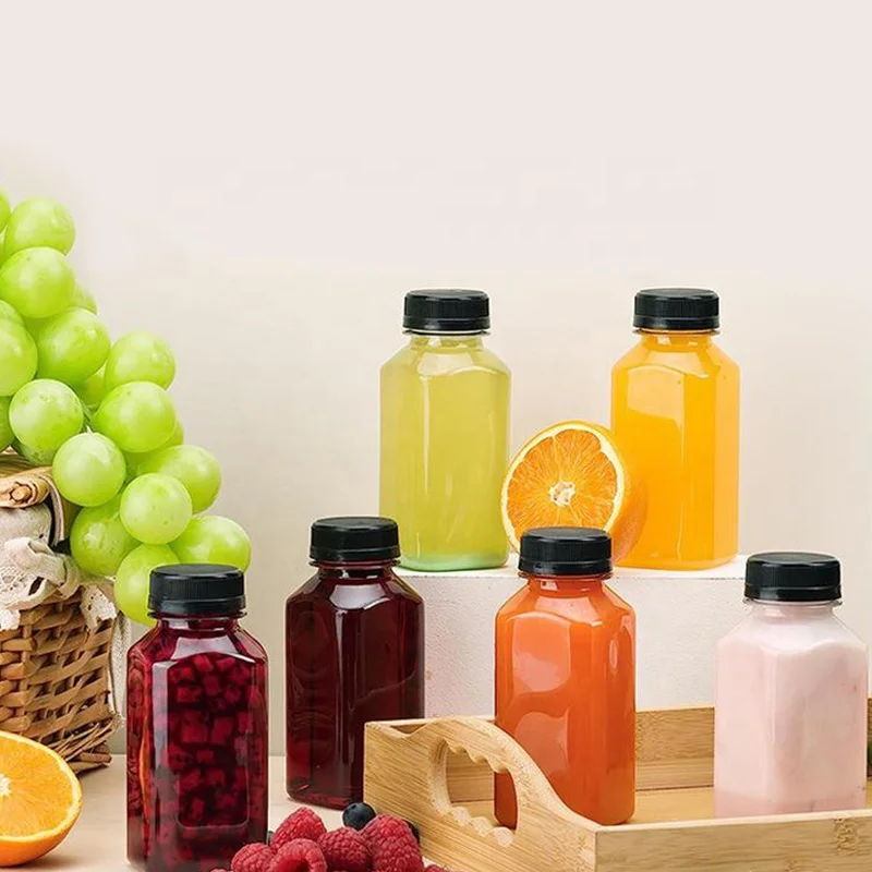 Wholesale Recyclable 500ml plastic juice beverage drink bottle with tamper evident caps customized 12oz 13oz 16oz