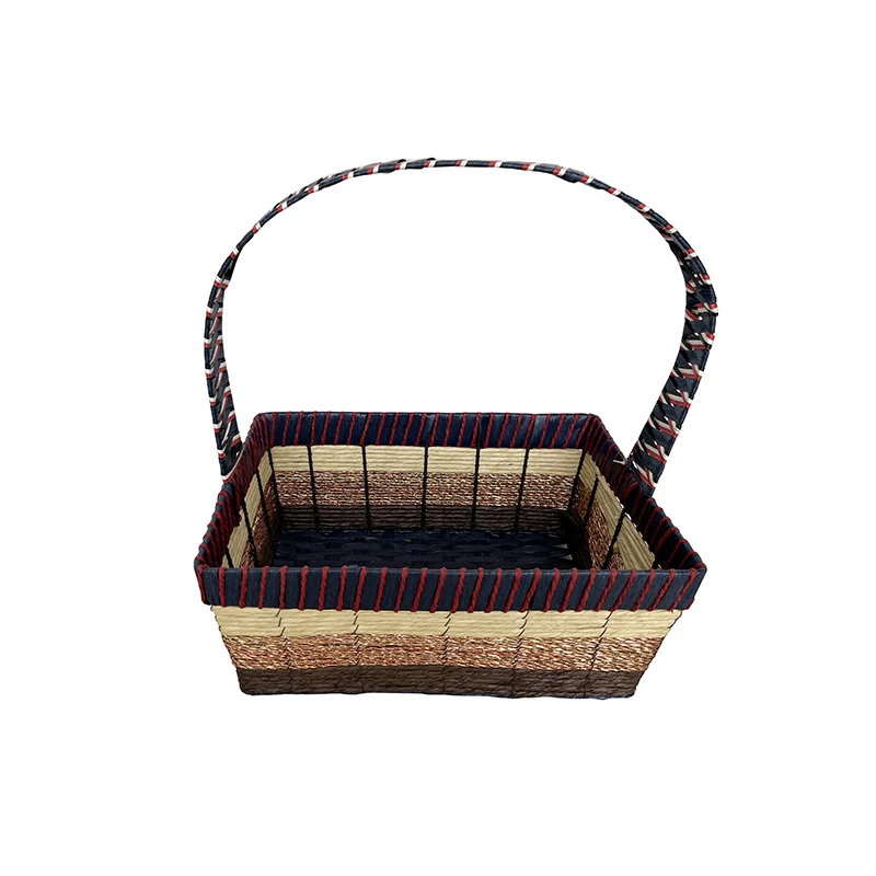Высококачественная плетеная подарочная корзина из ротанга корзины для хранения фруктов домашнего использования