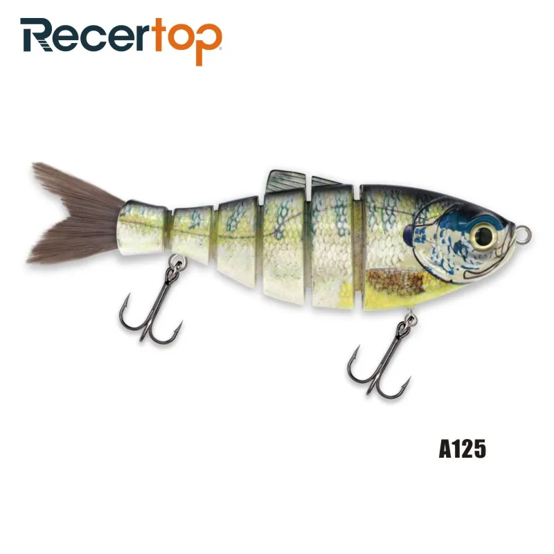Bristle Tail Shad isca artificial deep diving dace swimbait jointed six segments artificial lure