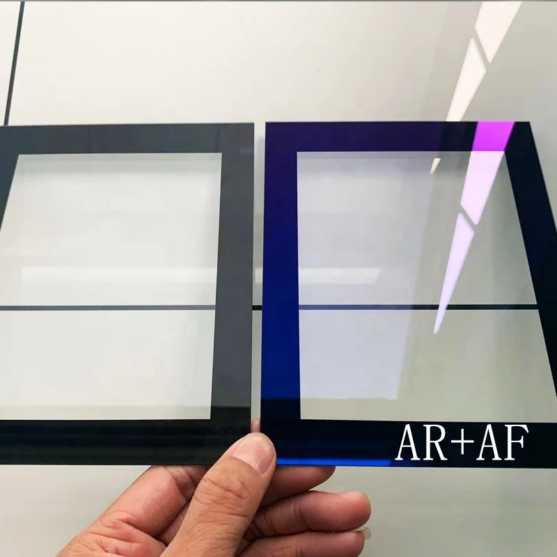 Custom Coating AR/AG/AF Cut Corning Gorilla Glass/Oleophobic coating tempered glass panel cover