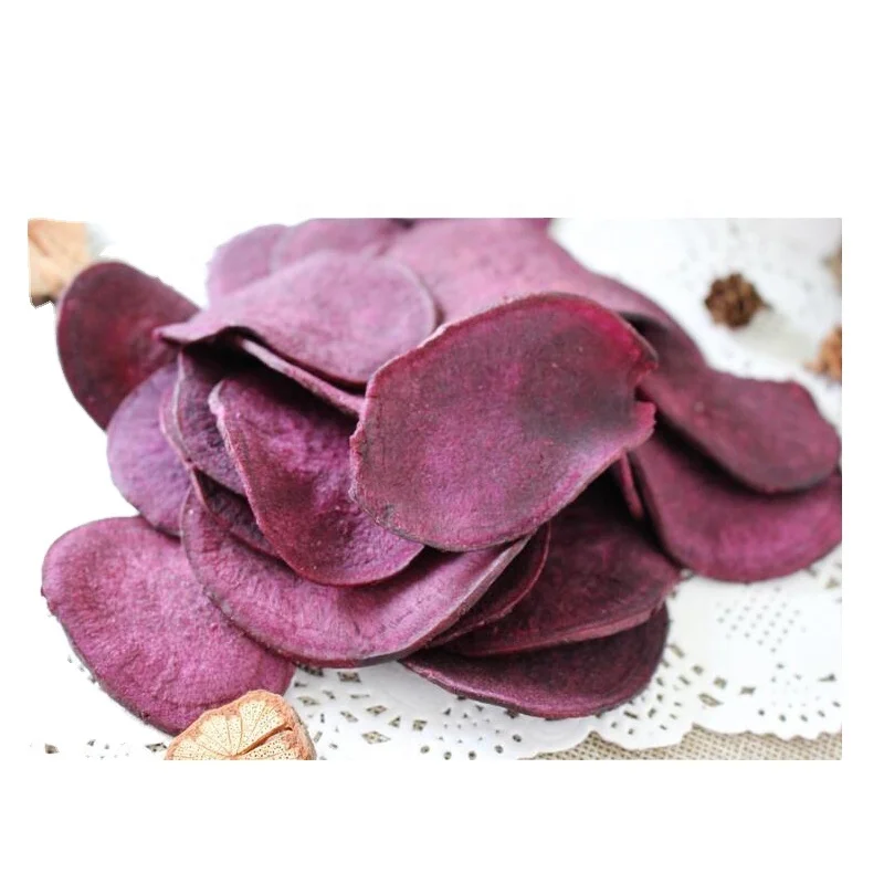 
Chinese Vegetables Snack VF Purple Sweet Potato Chips 