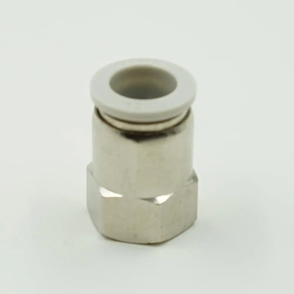 
Straight Shape (Fitting) and Plastic&Nickel-plated Brass Material (Body) High Quality pneumatic fitting 