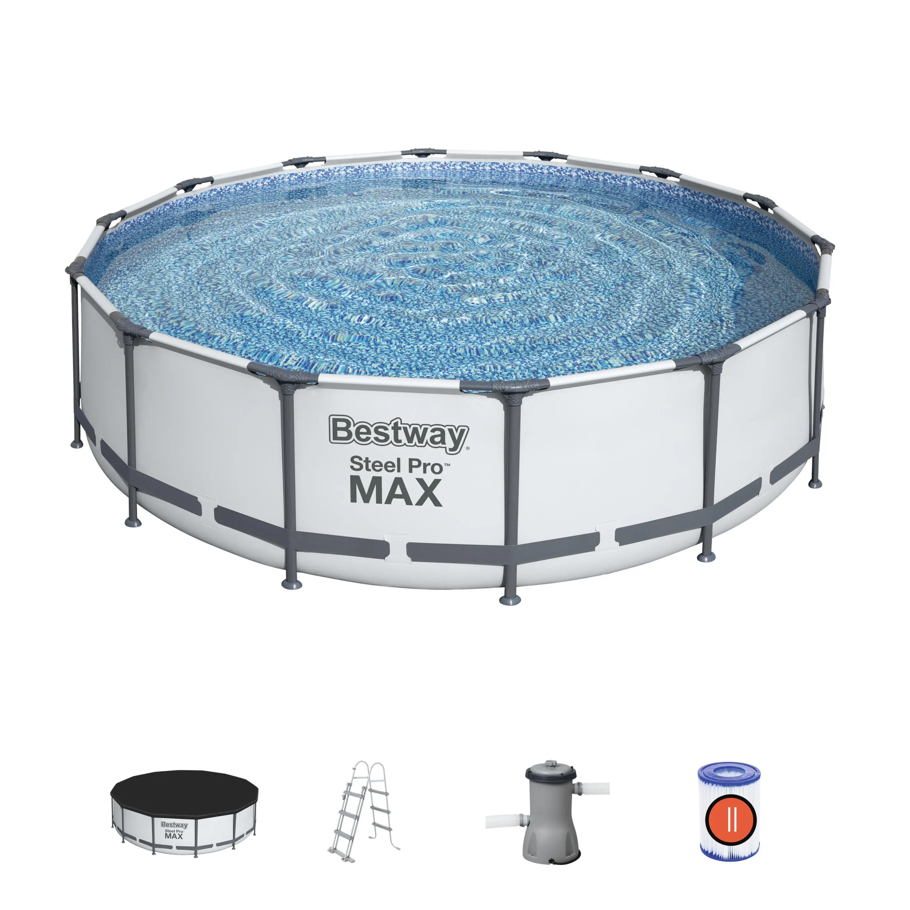 Bestway 56950 Above Ground PVC Pool Family Above Ground Pool Set