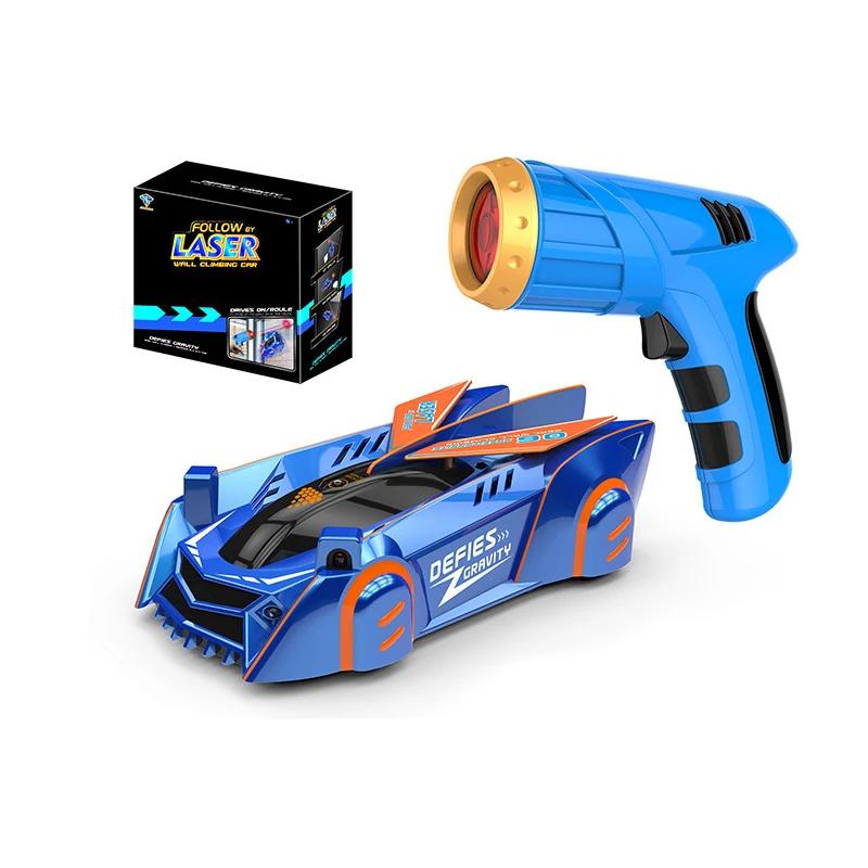 Children Wall Climbing Car Electric Remote control stunt Infrared light-following Charging LED Laser tracking RC car