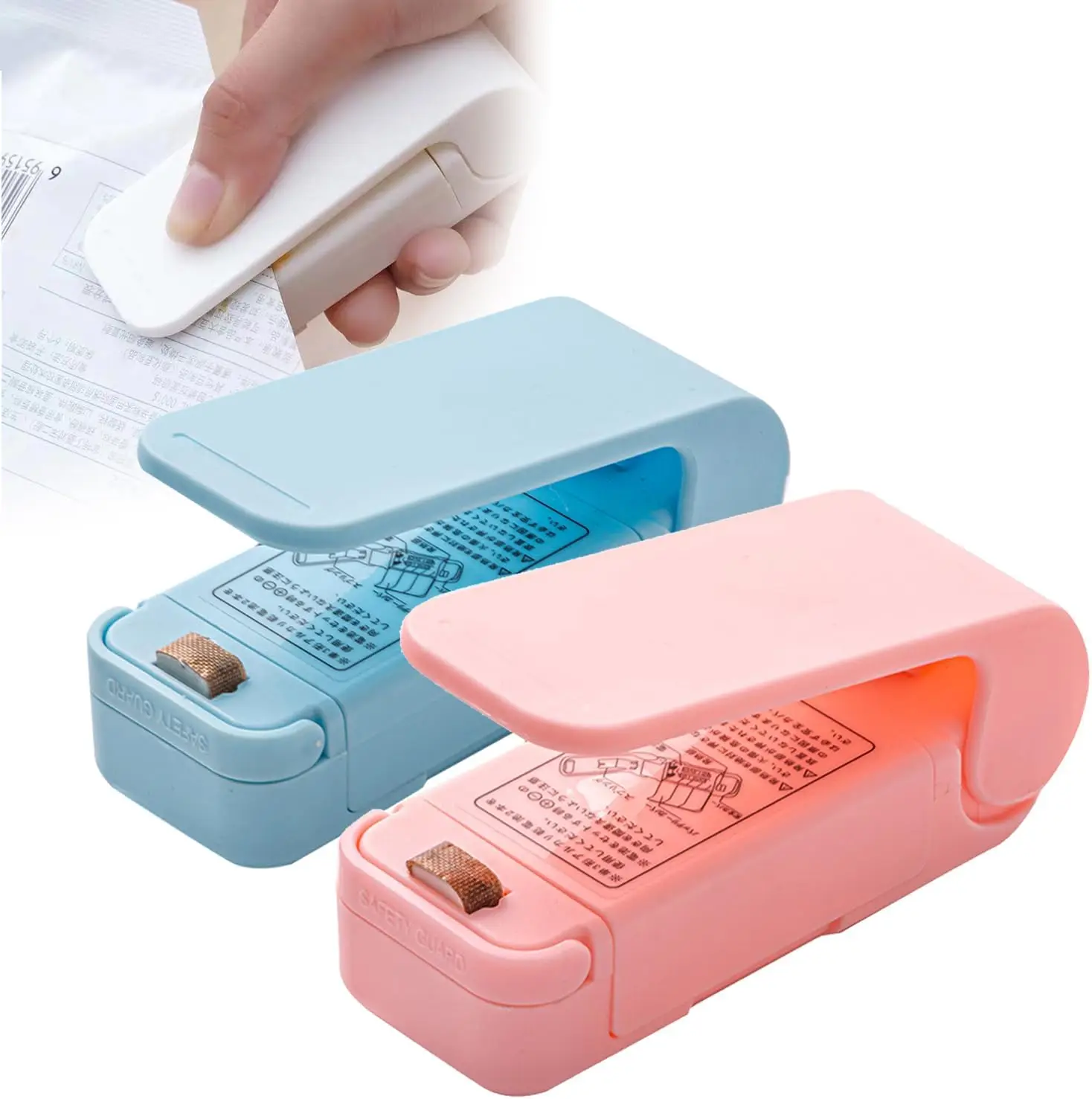 Mini Bag Sealer Handheld Heat Vacuum Sealer Portable Mini Sealing Machine for Plastic Bags Snacks Freshness Vulcanu