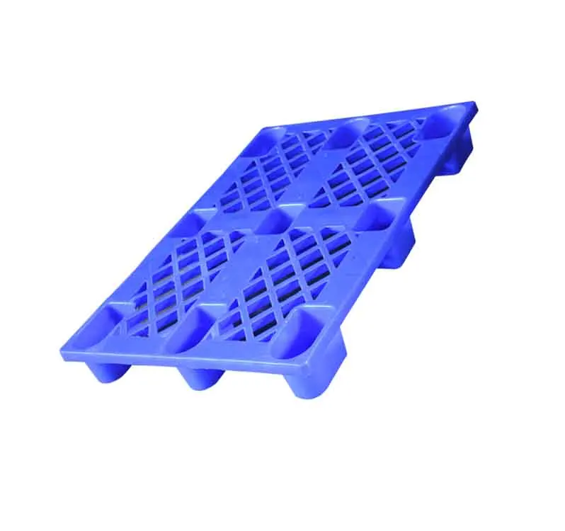 1200 x 800 Plastic Pallet Blue HDPE Use For Warehouse or Supermarket