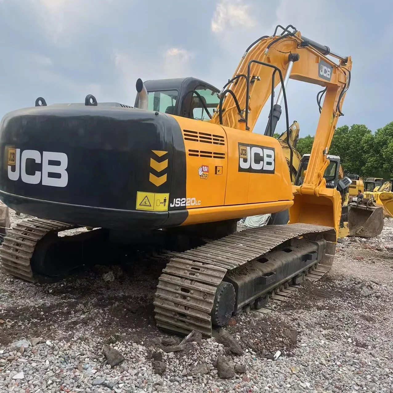 Б/у JCB 220LC 222ton 20-тонный экскаватор с оригинальным двигателем переменного тока гусеничный тип коробки передач и основные компоненты в комплекте