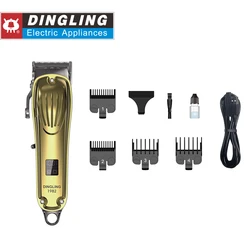 Dingling Lithium Charge And Discharge Protection lighter clipper hair clippers men professional
