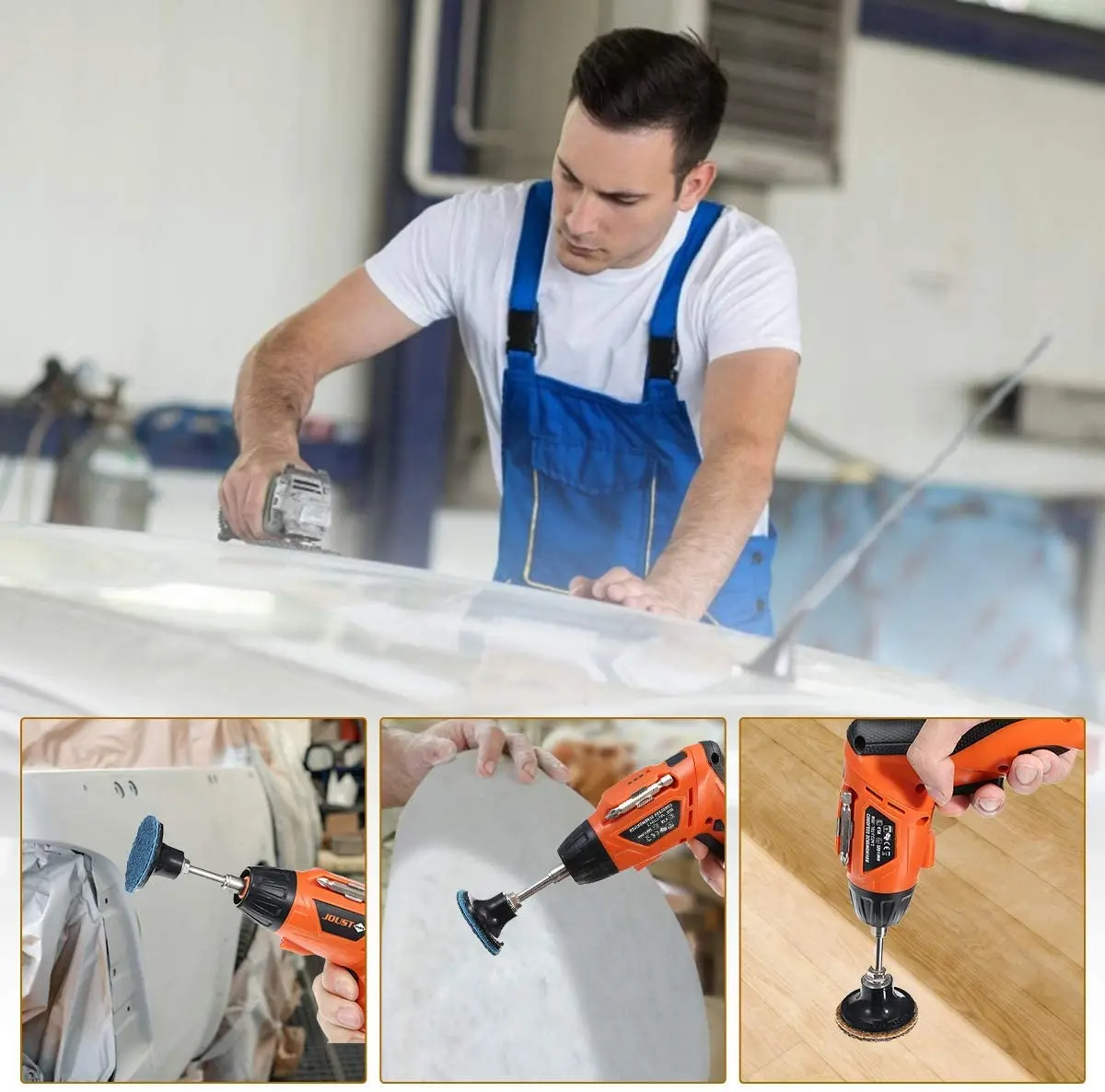 2 inch Quick Change Discs 30Pcs Sanding Discs 1Pcs 1/4' Holder Surface Conditioning Discs