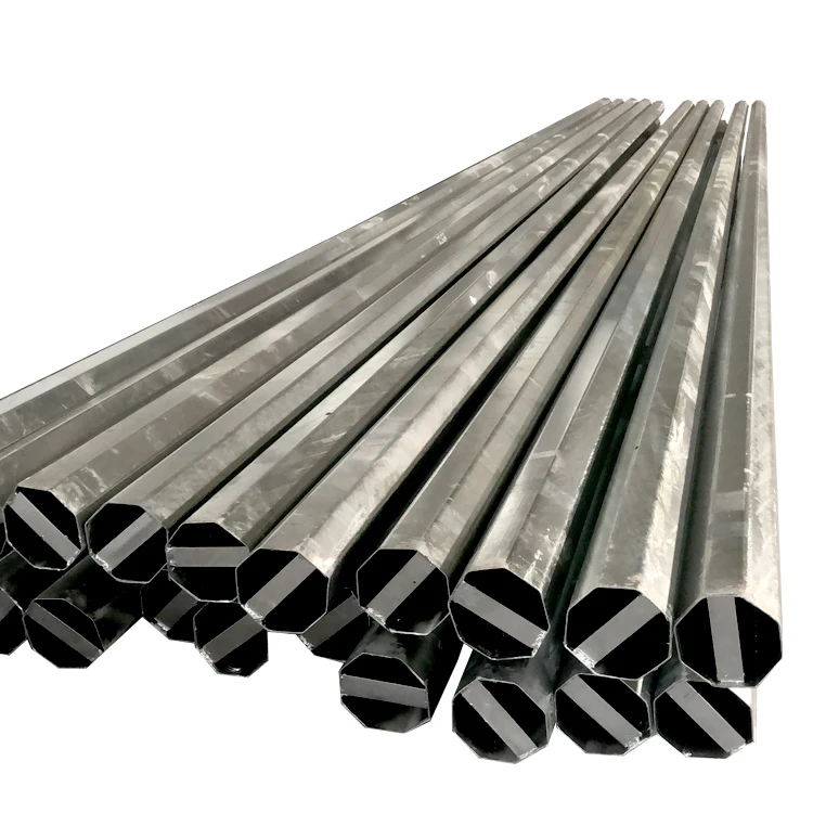 OEM poles electrical round Hot dip galvanized electric steel pole