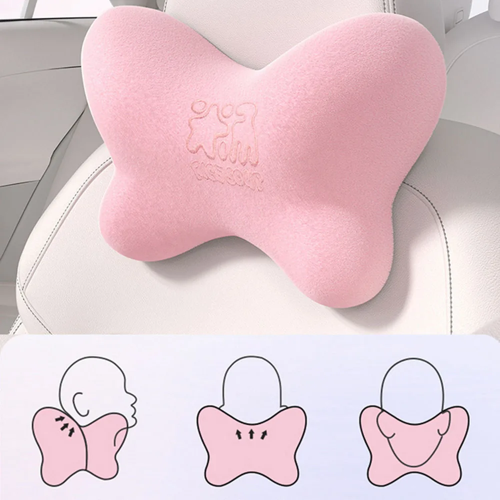 Relieve Back Pain Memory Foam Car Seat Cushions Back Support Pillows Seat Cushion and Lumbar Support Pillow for Office Chair