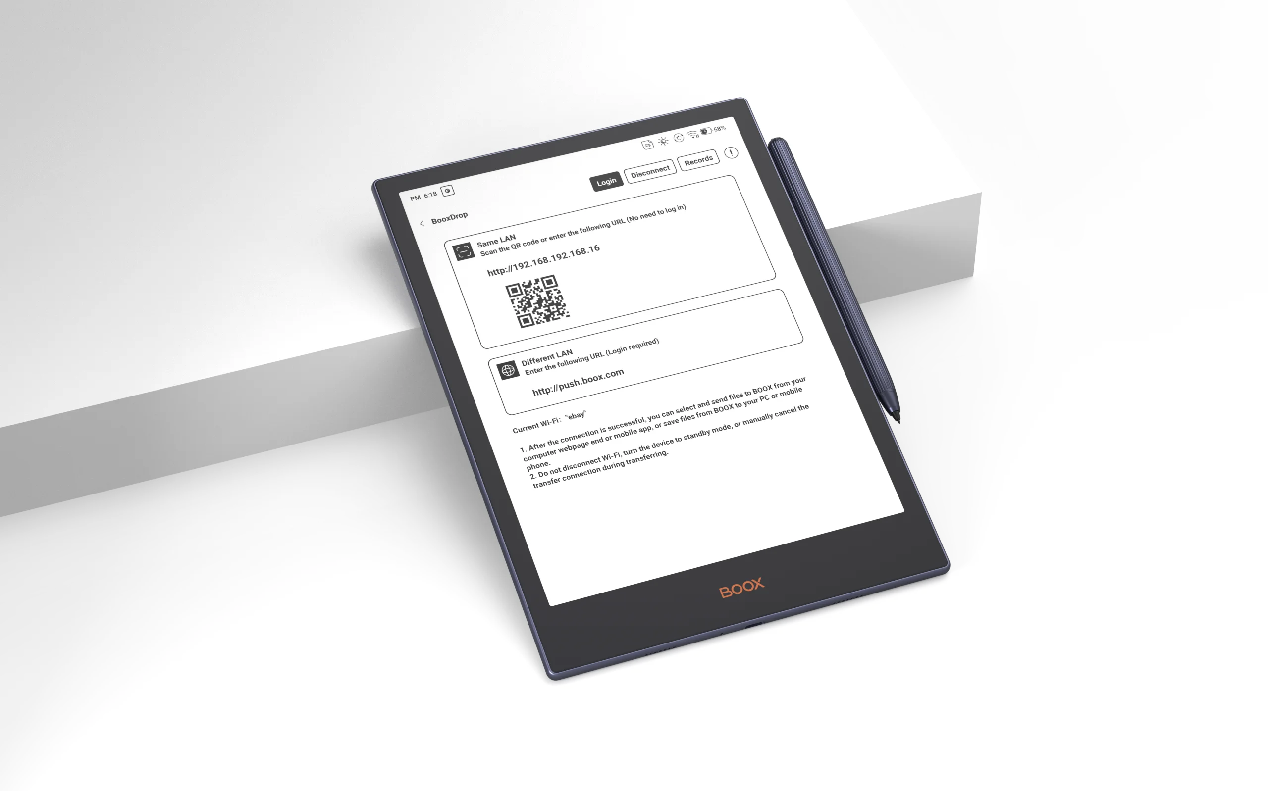 Onyx Boox new product hot sale epaper tablet Note 5 with Android system