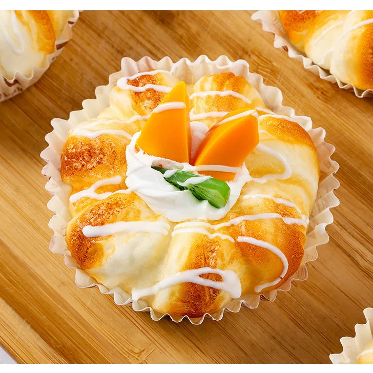 Fake cupcake simulation artificial PU foam cake kitchen toy hotel food display resin butter cupcake